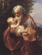 Guido Reni Joseph with the christ child in His Arms (san 05) oil painting